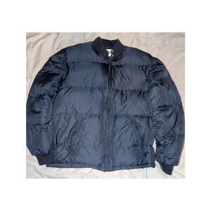 Vintage 90's REI Down Sweater Puffer Jacket Size Medium Coat Men's Blue